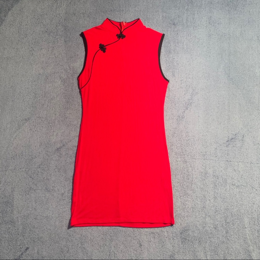 Red dress